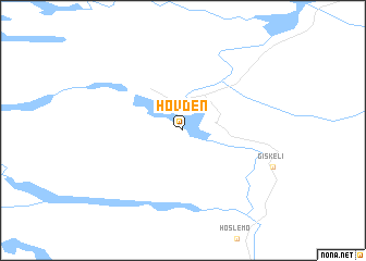 map of Hovden