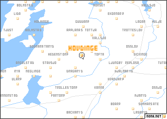 map of Hovdinge