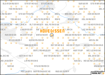 map of Hovedissen
