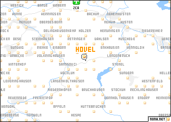 map of Hövel