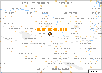 map of Höveringhausen