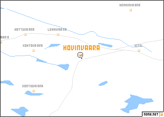 map of Hovinvaara