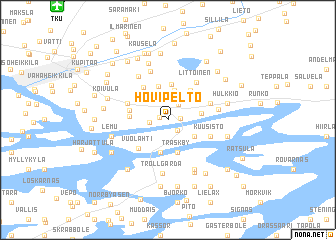 map of Hovipelto