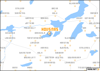 map of Hovsnäs