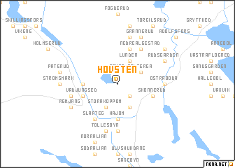 map of Hovsten