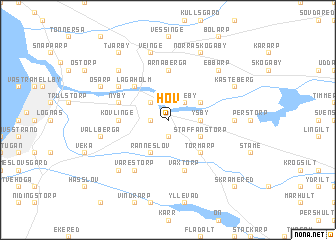 map of Hov