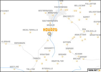 map of Howard