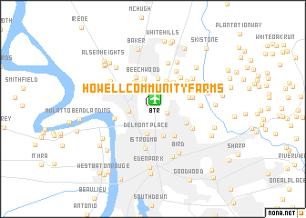 map of Howell Community Farms