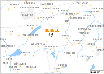 map of Howell