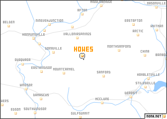 map of Howes