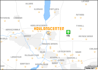 map of Howland Center