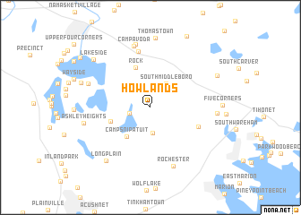 map of Howlands