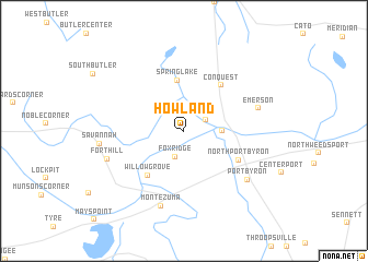 map of Howland
