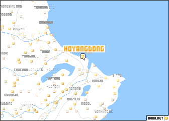 map of Hoyang-dong