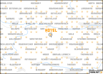 map of Hoyel