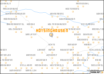 map of Hoysinghausen