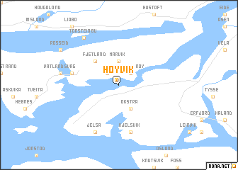 map of Høyvik