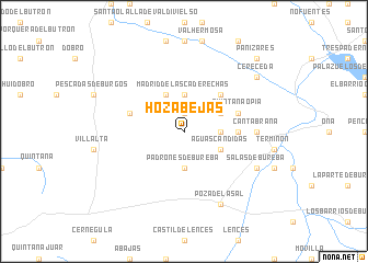 map of Hozabejas