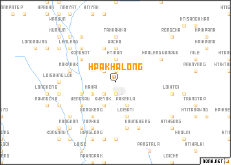 map of Hpakhālong