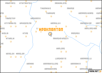map of Hpaknamtan
