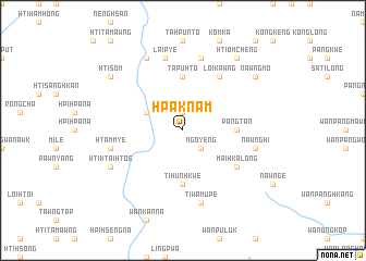 map of Hpaknam