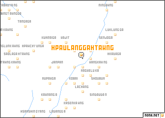map of Hpaulanggahtawng
