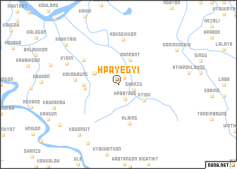 map of Hpayegyi