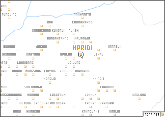map of Hpridi
