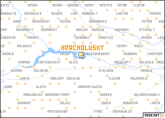 map of Hracholusky