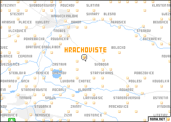 map of Hrachoviště