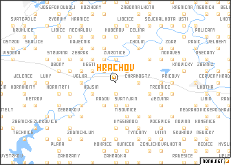 map of Hrachov