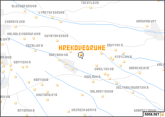 map of Hrekove Druhe