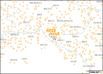 map of Hrge