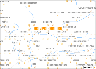 map of Hrib pri Kamniku