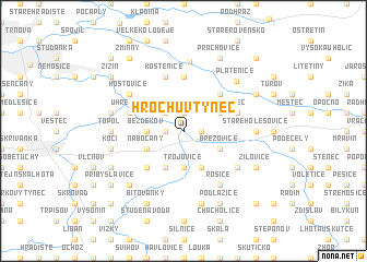 map of Hrochŭv Týnec