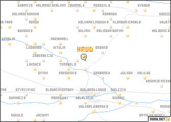 map of Hrud