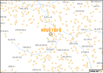 map of Hrustovo