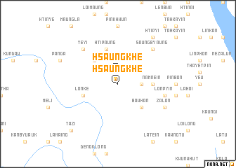 map of Hsaungkhe