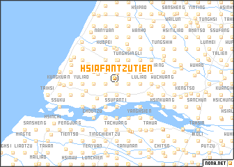 map of Hsia-fan-tzu-t\