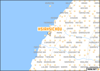 map of Hsia-hsi-chou