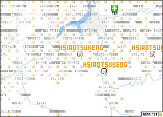 map of Hsiao-ts\
