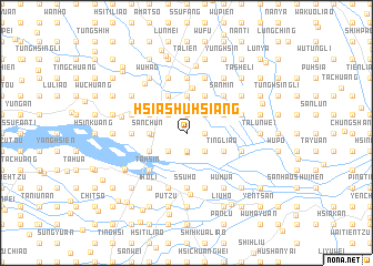 map of Hsia-shu-hsiang
