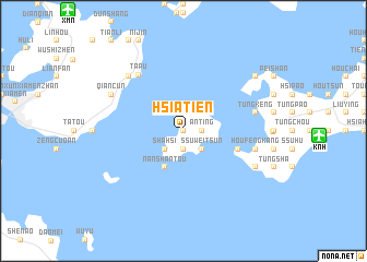 map of Hsia-t\