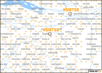 map of Hsia-ts\