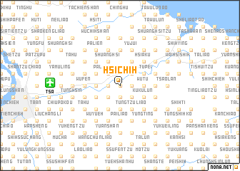 map of Hsi-chih