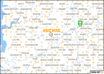 map of Hsi-ching