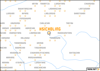 map of Hsi-choling