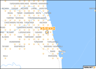 map of Hsieh-ho