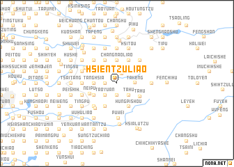 map of Hsien-tzu-liao