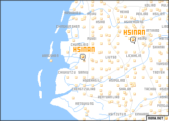 map of Hsi-nan